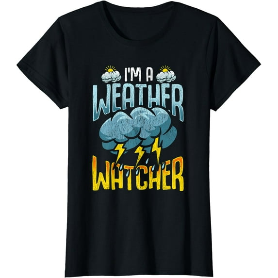 Weather Watcher Humor Funny Meteorology Profession T-Shirt