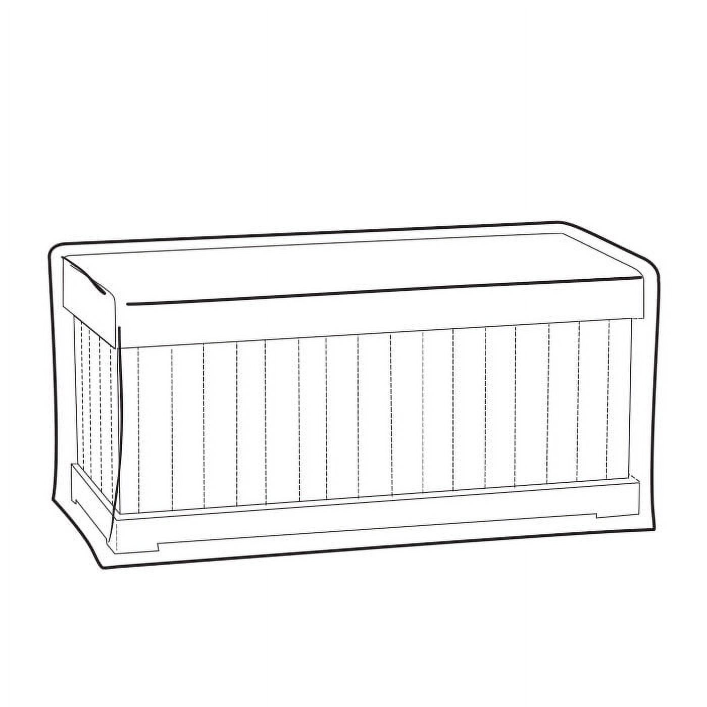 Weather Wrap Storage Bench Cover