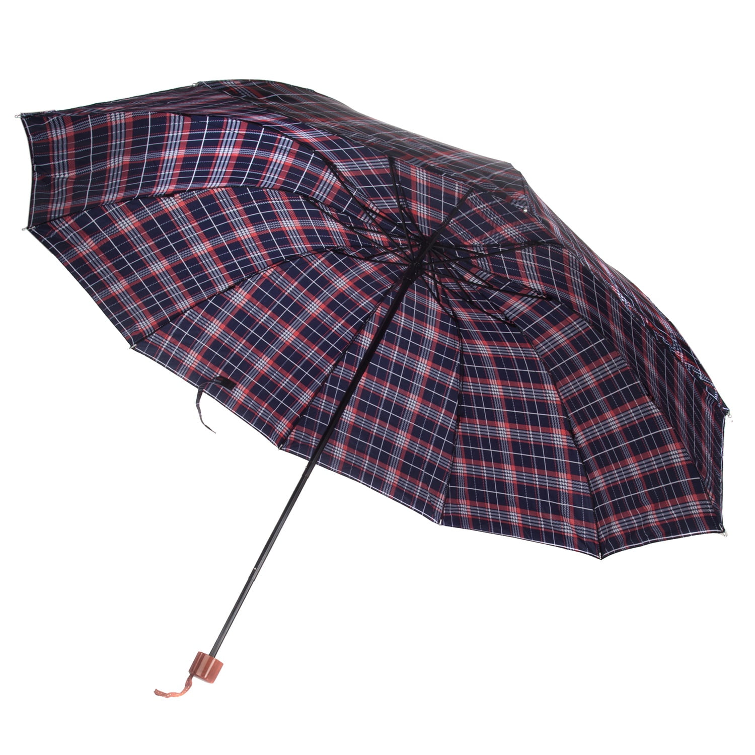 Weather and UV Resistant Wired 10 Frame Two Person Manual Umbrella