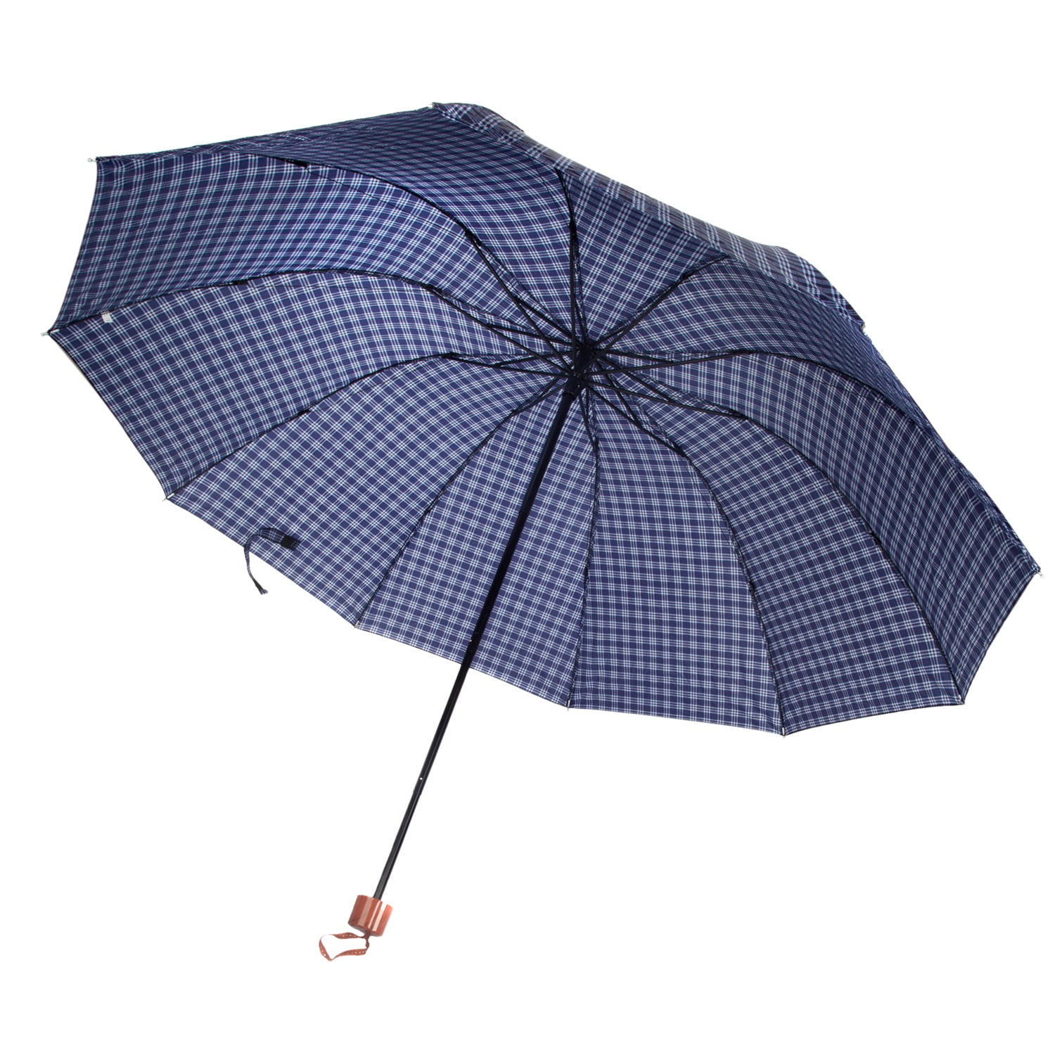 Weather and UV Resistant Wired 10 Frame Two Person Manual Umbrella