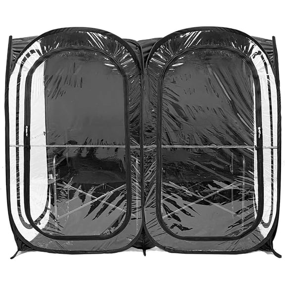 WeatherPod The Original Shark Tank Side-by-Side 2- Person Pop-Up Pod - Stay Warm, Dry, and Out of The Sun - Weather Pod for Sports, Rain, or Wind - Simple to t Up and Tear Down