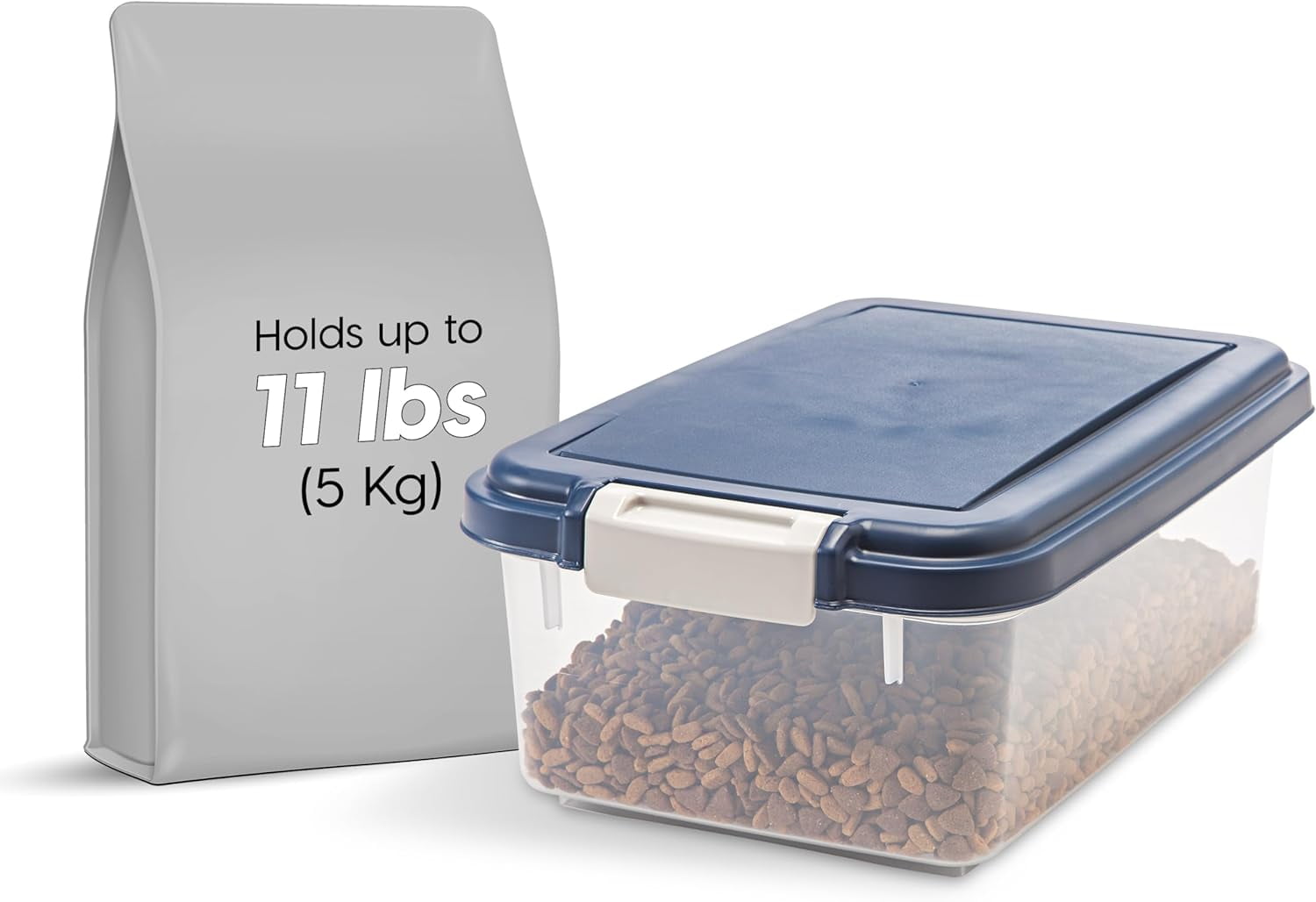 USA WeatherPro Airtight Pet Food Storage Container, Up to 14 lbs, Dog ...