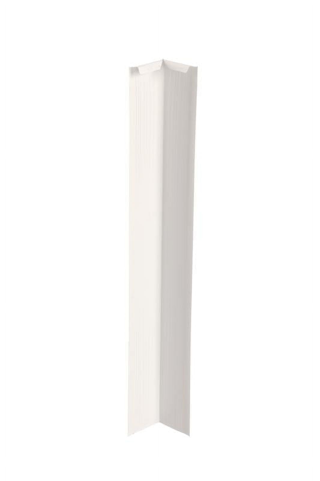 WeatherSide Pre-Primed Aluminum Individual Siding Corners for Profile 12 Shingles & Purity Shingles Weather-Resistant Exterior Corner Trim for Fiber Cement Siding, Easy to Paint and Install