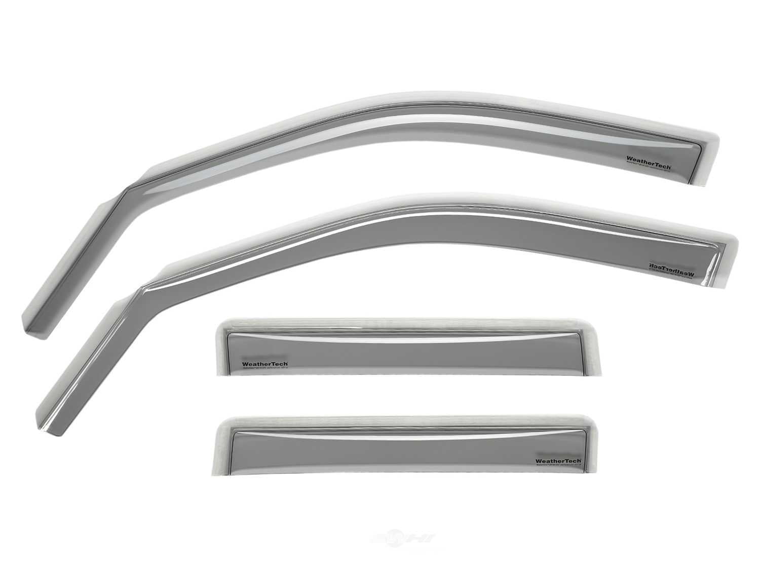 WeatherTech 06-12 Toyota RAV4 (4 dr New Body) Front and Rear Side Window Deflectors - Light Smoke