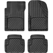 WeatherTech 11AVMSB All-Weather 4 Piece Floor Mat Set, Front & Rear, Black