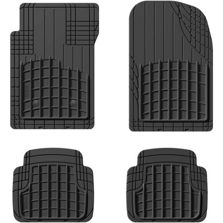 WeatherTech Black Rubber Floor Mat Set