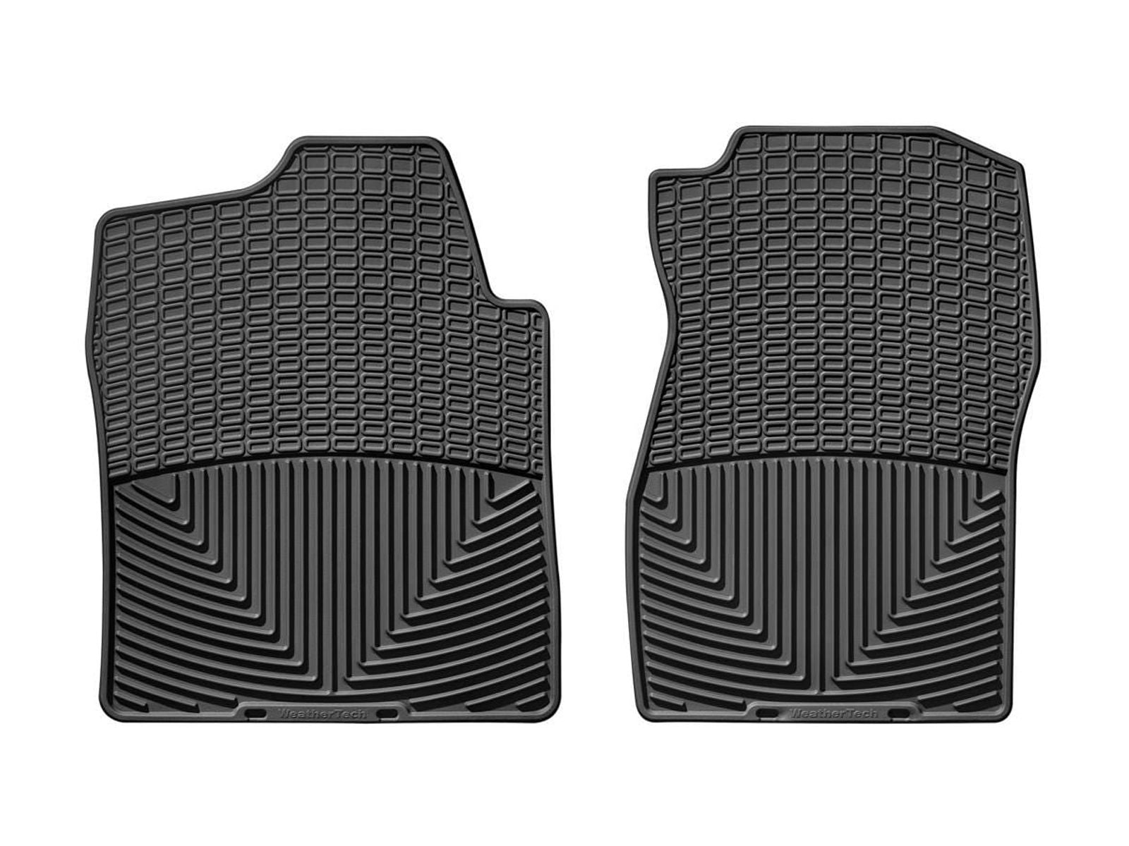WeatherTech All-Weather Floor Mats compatible with Yukon XL, Escalade ESV, Sierra 1500, Avalanche - 1st Row (Driver & Passenger), Black