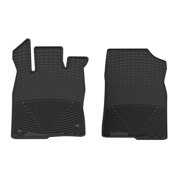 WeatherTech All-Weather Floor Mats compatible with Integra Type S, Integra, Civic, Civic Si, Civic Type R, Civic Hybrid - 1st Row (Driver & Passenger), Black