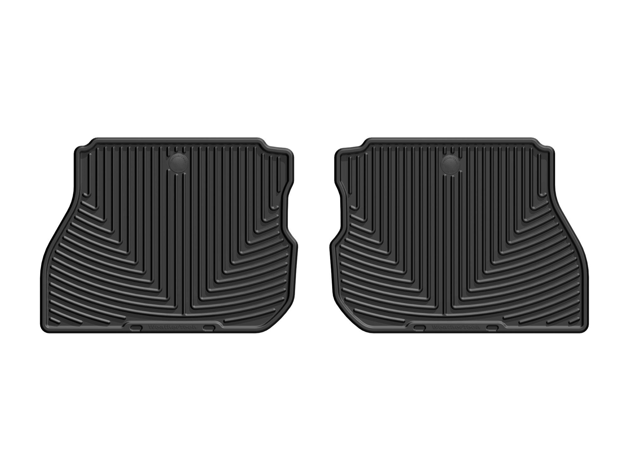 WeatherTech All-Weather Floor Mats compatible with W476 - 2nd Row, Black