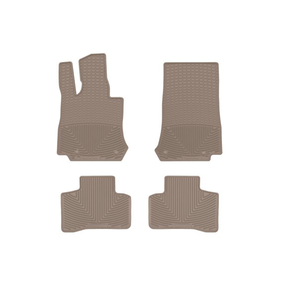 WeatherTech All-Weather Floor Mats compatible with Mercedes AMG GLC 63 Coupe, AMG GLC 63 S Coupe, AMG GLC 63 SUV, GLC-Class, AMG GLC 43, AMG GLC 43 Coupe - 1st & 2nd Row, Tan