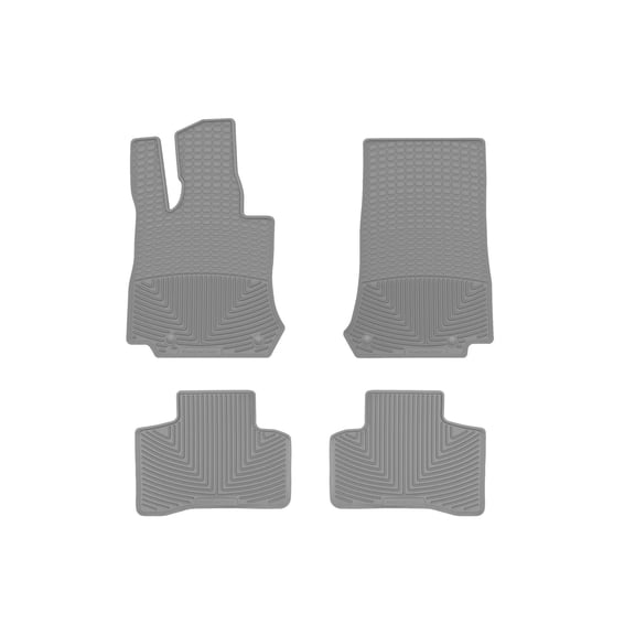 WeatherTech All-Weather Floor Mats compatible with Mercedes GLC-Class, GLC SUV, AMG GLC 43 Coupe, AMG GLC 63 S Coupe, AMG GLC 43 SUV, GLC Coupe - 1st & 2nd Row, Grey