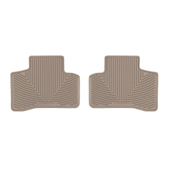 WeatherTech All-Weather Floor Mats compatible with Mercedes AMG GLC 43 SUV, AMG GLC 63 SUV, AMG GLC 43, AMG GLC 63 S Coupe, GLC-Class, GLC Coupe - 2nd Row, Tan
