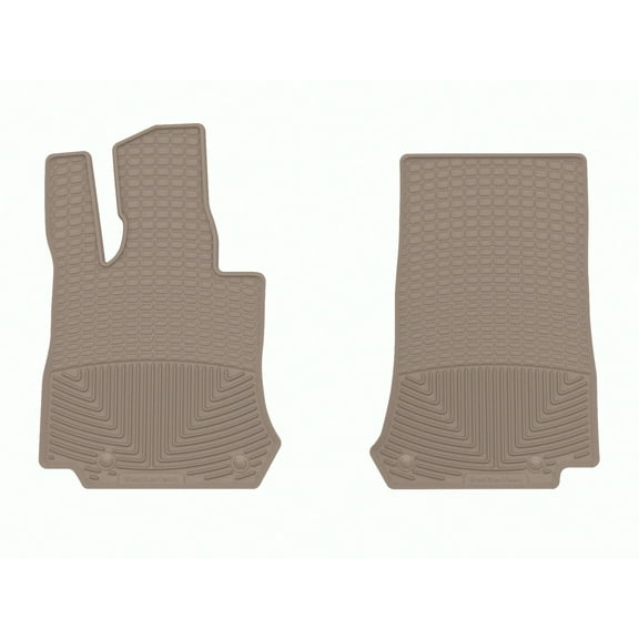 WeatherTech All-Weather Floor Mats compatible with Mercedes GLC-Class, GLC SUV, AMG GLC 43 Coupe, AMG GLC 63 S, AMG GLC 43 SUV, AMG GLC 63 S Coupe - 1st Row (Driver & Passenger), Tan