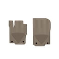 thumbnail image 1 of WeatherTech All-Weather Floor Mats compatible with Mercedes AMG GLE 63, GL 63 AMG, AMG GL 63, AMG GLE 43, ML-Class, GL-Class - 1st Row (Driver & Passenger), Tan, 1 of 5