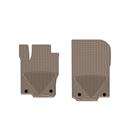 WeatherTech All-Weather Floor Mats compatible with Mercedes AMG GLE 63, GL 63 AMG, AMG GL 63, AMG GLE 43, ML-Class, GL-Class - 1st Row (Driver & Passenger), Tan