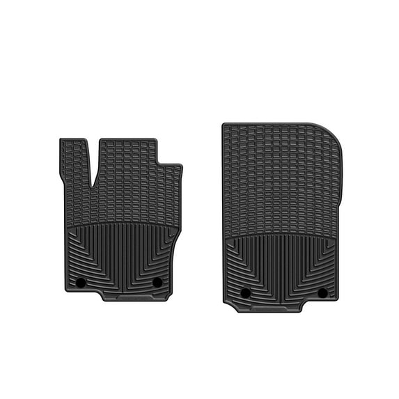 WeatherTech All-Weather Floor Mats compatible with Mercedes AMG GLE 63, GLE-Class, AMG GLS 63, GLE 450 AMG, ML 63 AMG, ML-Class - 1st Row (Driver & Passenger), Black