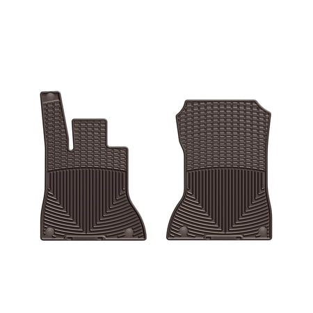 WeatherTech All-Weather Floor Mats compatible with Mercedes AMG SL 65, AMG SL 63, SL-Class, SL 63 AMG, SL 65 AMG - 1st Row (Driver & Passenger), Cocoa