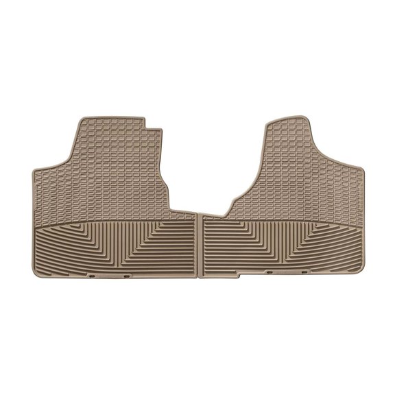 WeatherTech All-Weather Floor Mats compatible with Voyager, Grand Caravan, Grand Voyager, Town & Country Van - 1st Row (Driver & Passenger), Tan