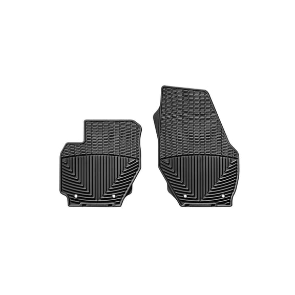 WeatherTech All-Weather Floor Mats compatible with Volvo XC70, S60, S60 Cross Country, V60 Cross Country, V70, S80 - 1st Row (Driver & Passenger), Black