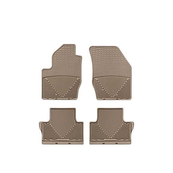 WeatherTech All-Weather Floor Mats compatible with 2003-2014 Volvo XC90 - 1st & 2nd Row, Tan