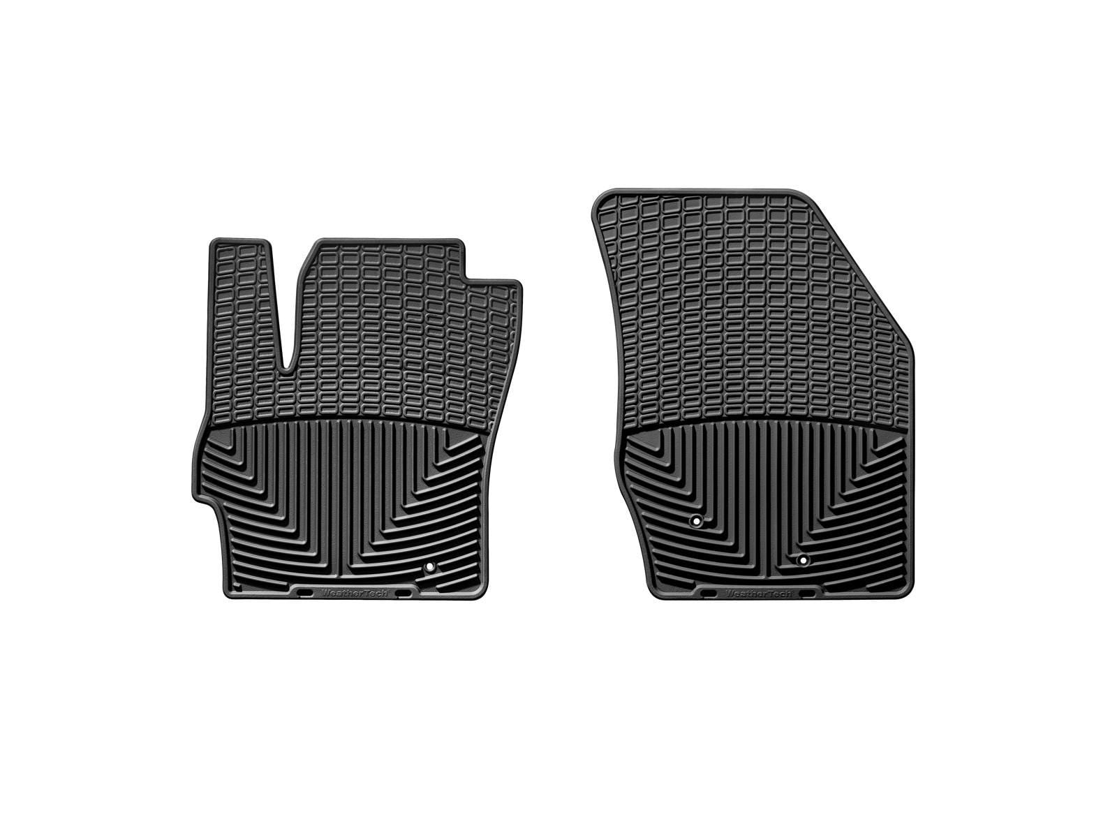 WeatherTech All-Weather Floor Mats compatible with 2004-2009 Mazda MAZDA3 - 1st Row (Driver & Passenger), Black