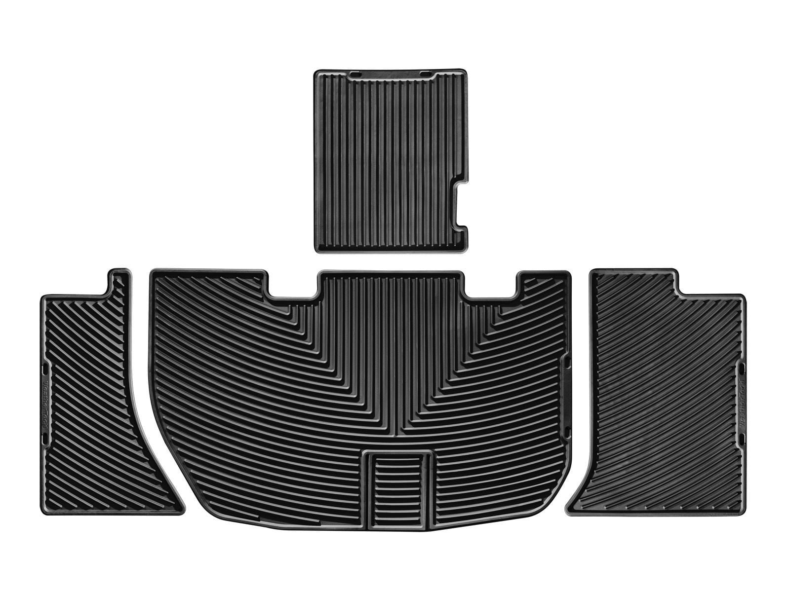 WeatherTech All-Weather Floor Mats compatible with 2005-2010 Honda Odyssey - 2nd Row, Black