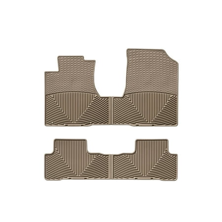 WeatherTech All-Weather Floor Mats compatible with 2007-2011 Honda CR-V - 1st & 2nd Row, Tan