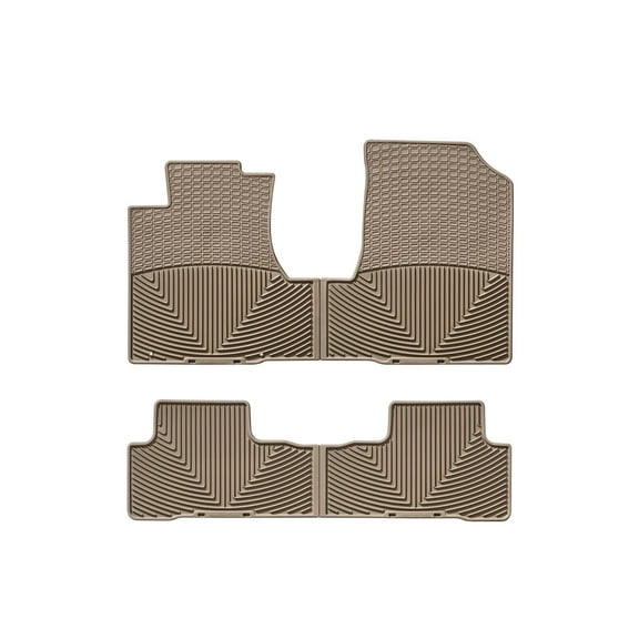 WeatherTech All-Weather Floor Mats compatible with 2007-2011 Honda CR-V - 1st & 2nd Row, Tan