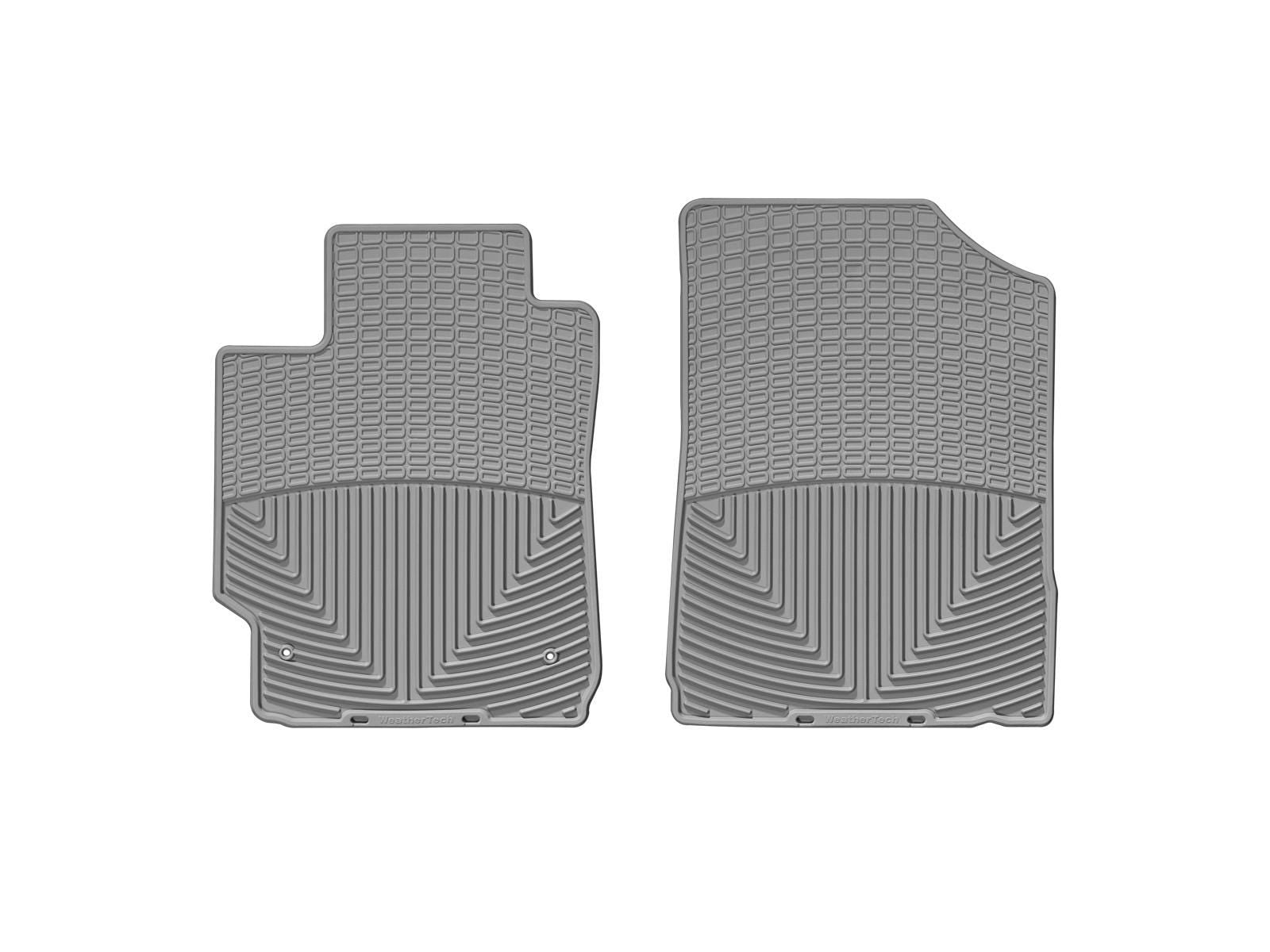 WeatherTech All-Weather Floor Mats compatible with 2007-2011 Toyota Camry - 1st Row (Driver & Passenger), Grey