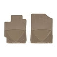 thumbnail image 1 of WeatherTech All-Weather Floor Mats compatible with 2007-2011 Toyota Camry - 1st Row (Driver & Passenger), Tan, 1 of 5