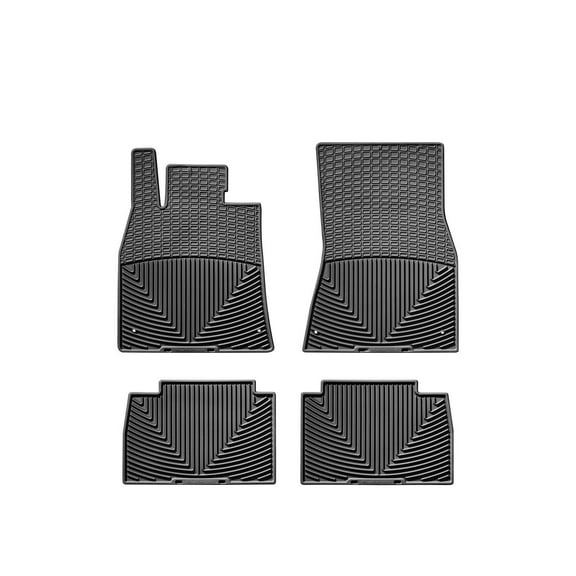 WeatherTech All-Weather Floor Mats compatible with 2007-2012 Lexus LS - 1st & 2nd Row, Black