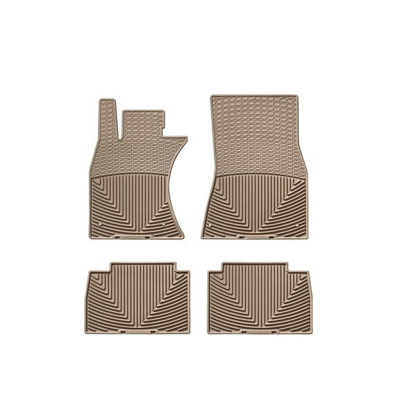 WeatherTech All-Weather Floor Mats compatible with 2007-2012 Lexus LS - 1st & 2nd Row, Tan