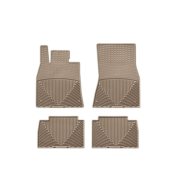 WeatherTech All-Weather Floor Mats compatible with 2007-2012 Lexus LS - 1st & 2nd Row, Tan