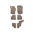 thumbnail image 1 of WeatherTech All-Weather Floor Mats compatible with 2007-2012 Mercedes GL-Class - Complete Set (1st, 2nd, & 3rd Row), Tan, 1 of 3