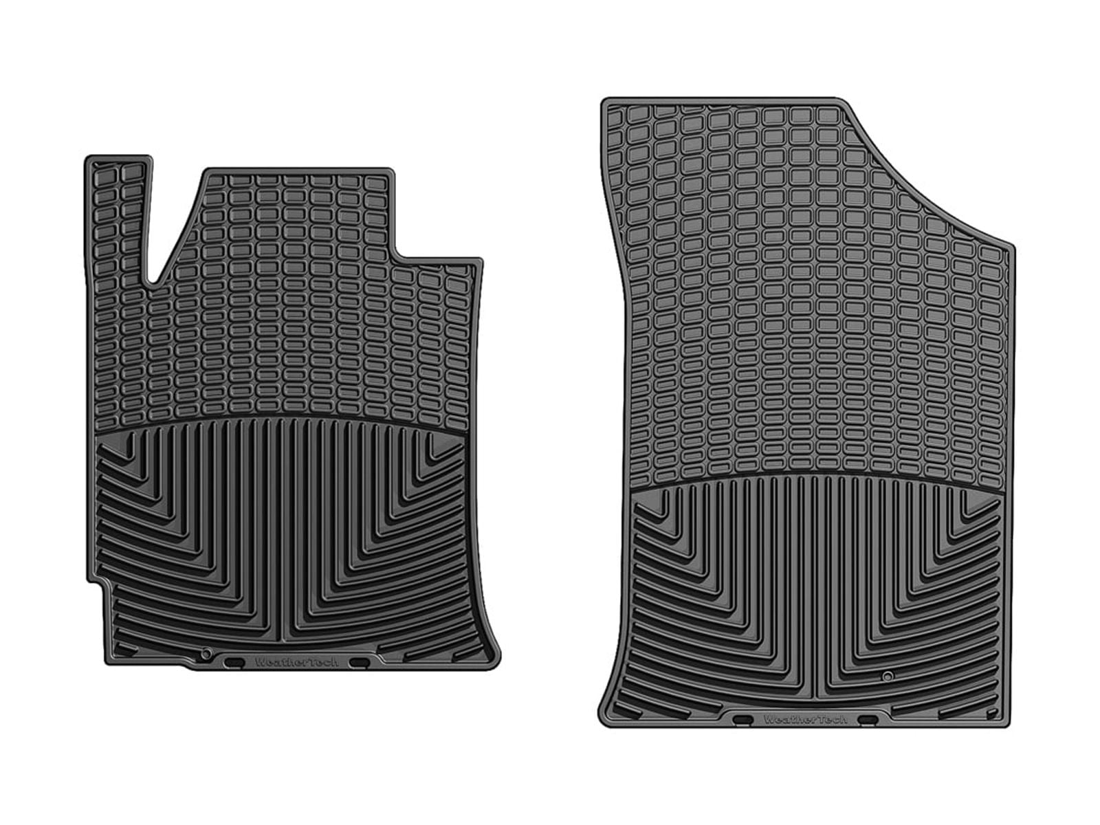 WeatherTech All-Weather Floor Mats compatible with 2007-2007 Nissan Altima - 1st Row (Driver & Passenger), Black