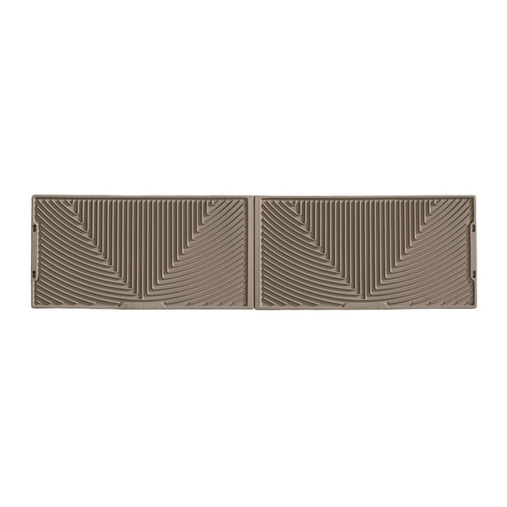 WeatherTech All-Weather Floor Mats compatible with 2008-2010 Ford Super Duty - 2nd Row, Tan