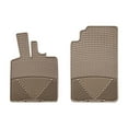 thumbnail image 1 of WeatherTech All-Weather Floor Mats compatible with 2008-2011 smart fortwo - 1st Row (Driver & Passenger), Tan, 1 of 5