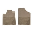 thumbnail image 1 of WeatherTech All-Weather Floor Mats compatible with 2008-2013 Toyota Highlander - 1st Row (Driver & Passenger), Tan, 1 of 5