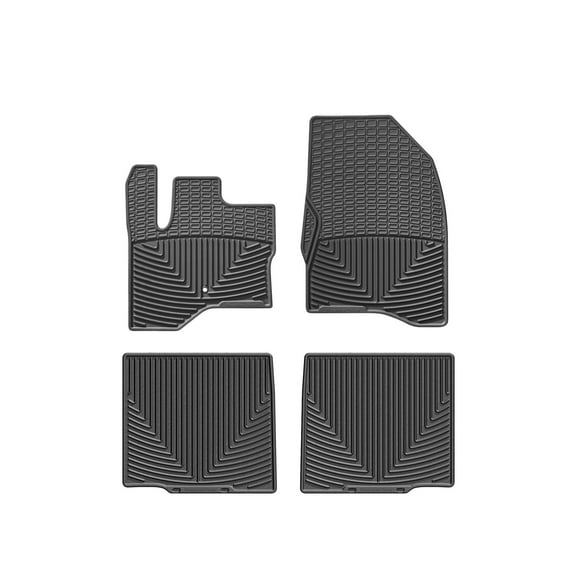 WeatherTech All-Weather Floor Mats compatible with 2009-2010 Ford Flex - 1st & 2nd Row, Black