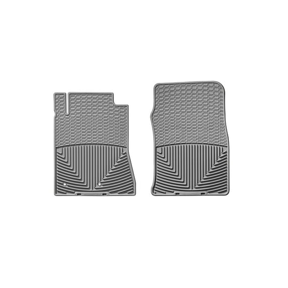 WeatherTech All-Weather Floor Mats compatible with 2009-2010 Ford Mustang - 1st Row (Driver & Passenger), Grey