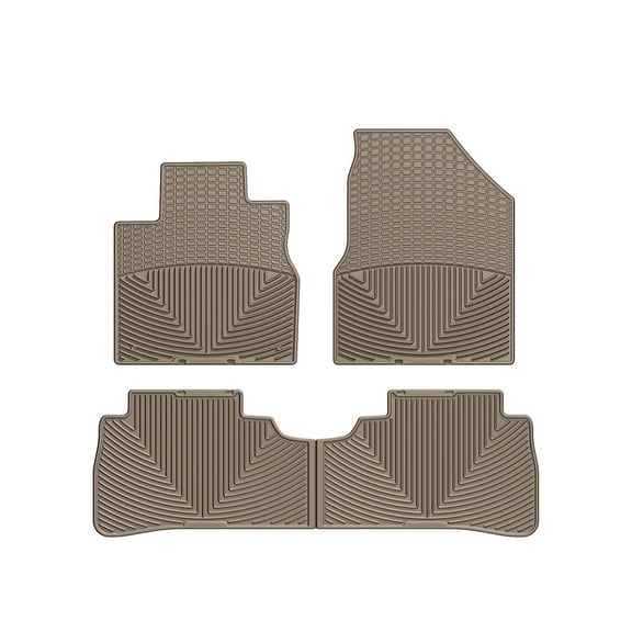 WeatherTech All-Weather Floor Mats compatible with 2009-2010 Nissan Murano - 1st & 2nd Row, Tan