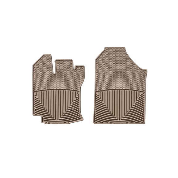 WeatherTech All-Weather Floor Mats compatible with 2009-2012 Toyota Venza - 1st Row (Driver & Passenger), Tan