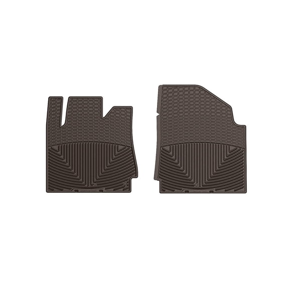 WeatherTech All-Weather Floor Mats compatible with 2010-2016 Cadillac SRX - 1st Row (Driver & Passenger), Cocoa