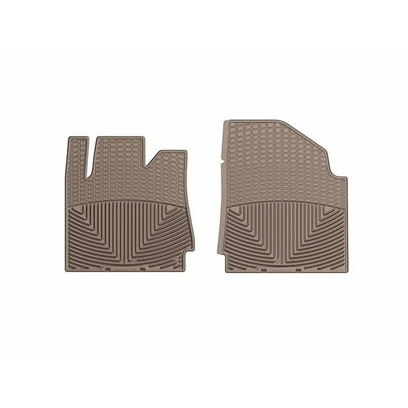 WeatherTech All-Weather Floor Mats compatible with 2010-2016 Cadillac SRX - 1st Row (Driver & Passenger), Tan