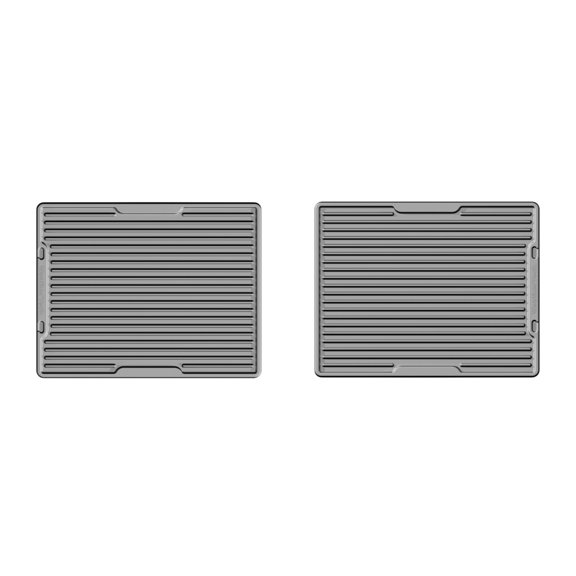 WeatherTech All-Weather Floor Mats compatible with 2011-2019 Ford Taurus - 2nd Row, Grey