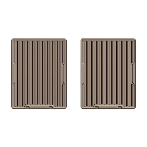 WeatherTech All-Weather Floor Mats compatible with 2011-2019 Ford Taurus - 2nd Row, Tan