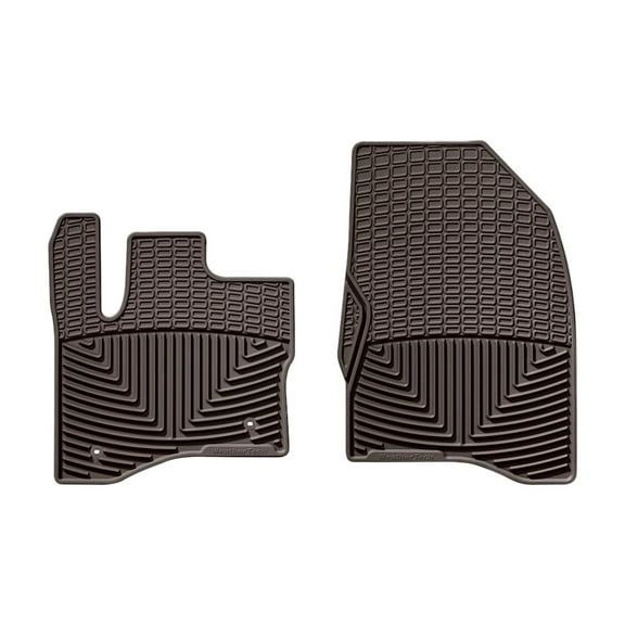 WeatherTech All-Weather Floor Mats compatible with 2011-2016 Lincoln MKS - 1st Row (Driver & Passenger), Cocoa