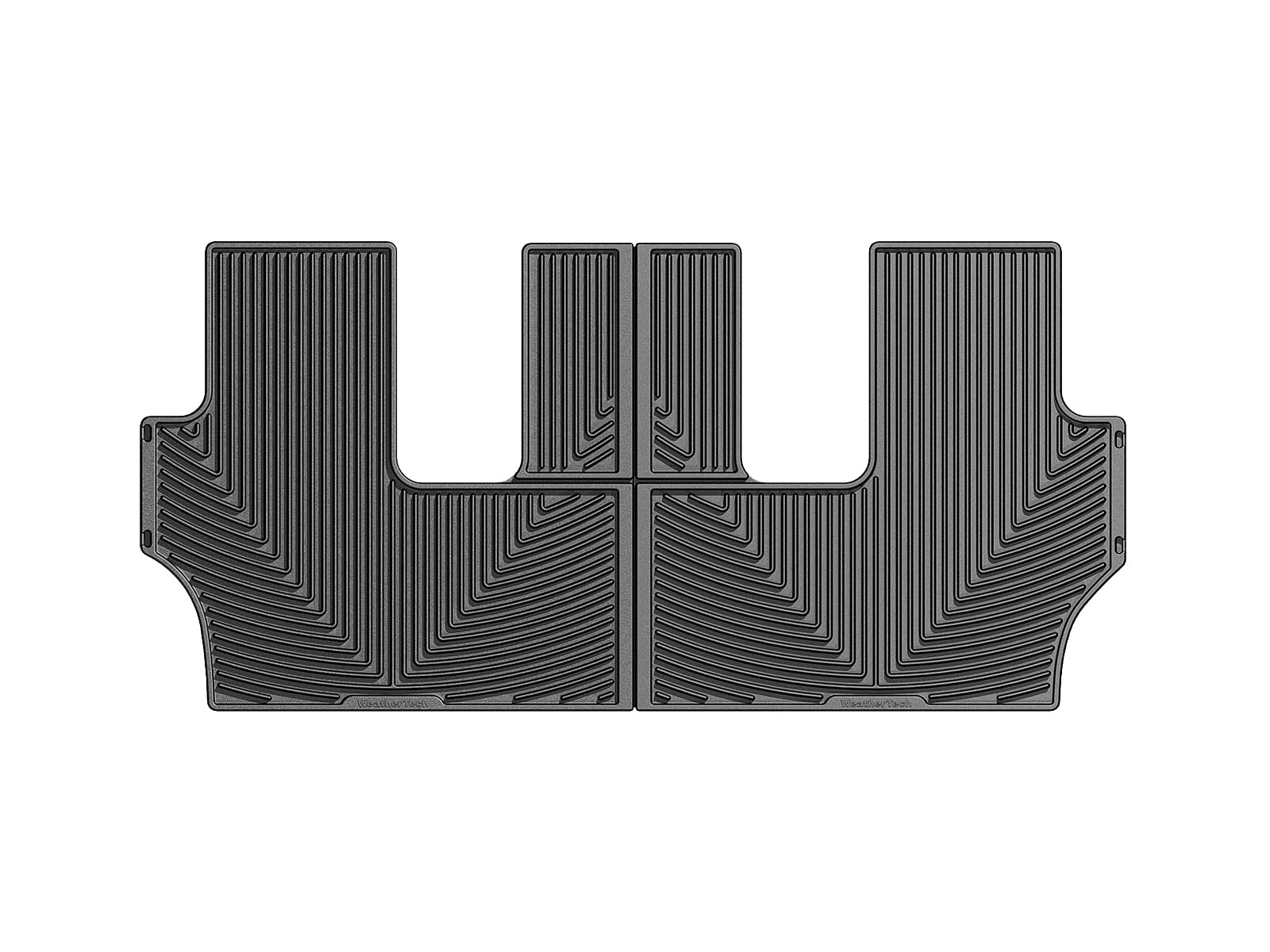 WeatherTech All-Weather Floor Mats compatible with 2011-2017 Honda Odyssey - 3rd Row, Black