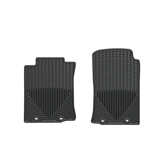 WeatherTech All-Weather Floor Mats compatible with 2012-2015 Toyota Tacoma - 1st Row (Driver & Passenger), Black