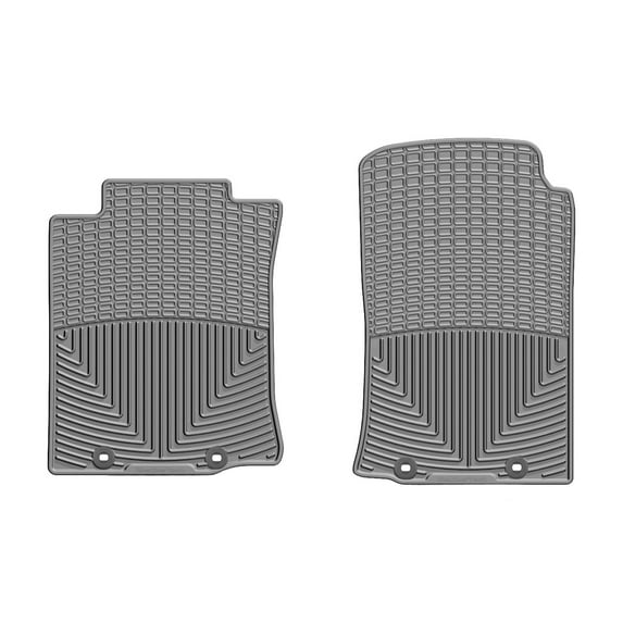 WeatherTech All-Weather Floor Mats compatible with 2012-2015 Toyota Tacoma - 1st Row (Driver & Passenger), Grey